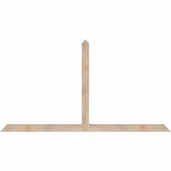 Ekena Millwork Portland Smooth Timber Gable Bracket, Douglas Fir, 84"W x 45"H x 3 1/2"D x 3 1/2"F, 13/12 Pitch GBW084X45X0404POR00SDF - main